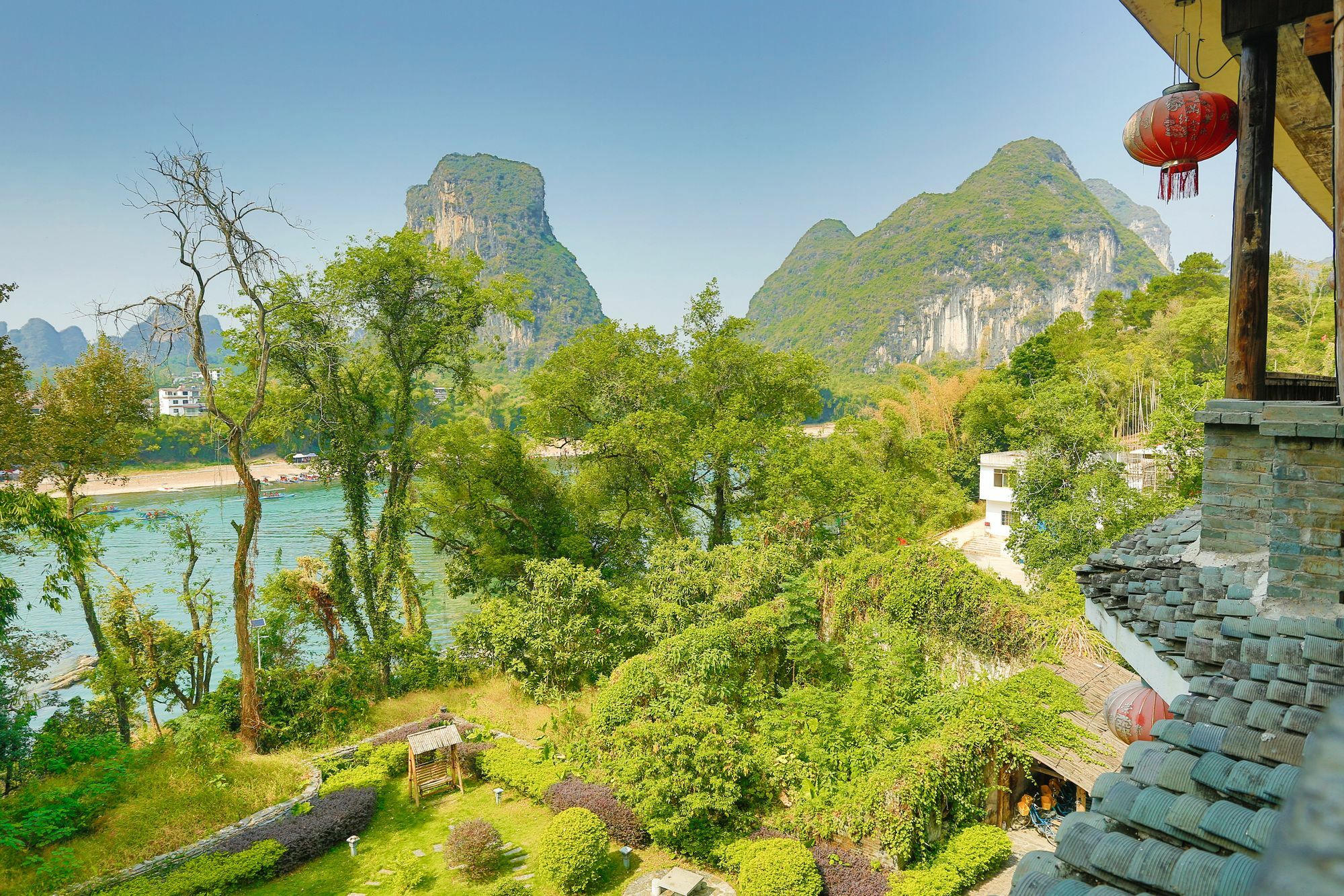 Yangshuo River Lodge Hotel Exterior foto